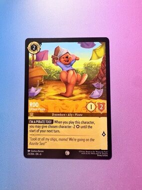 roo [winnie the pooh] - 23/204 (common) — lorcana: azurite sea
